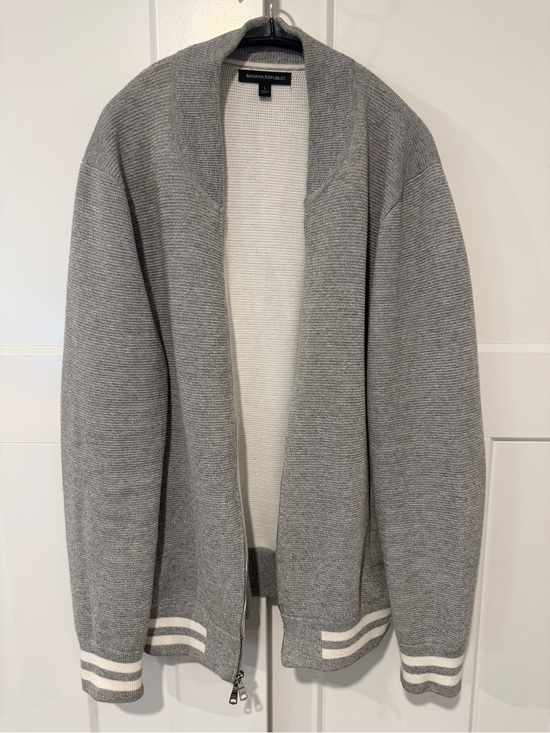 Banana Republic Other - Banana Republic Gray Zip-Up Men's Sweater